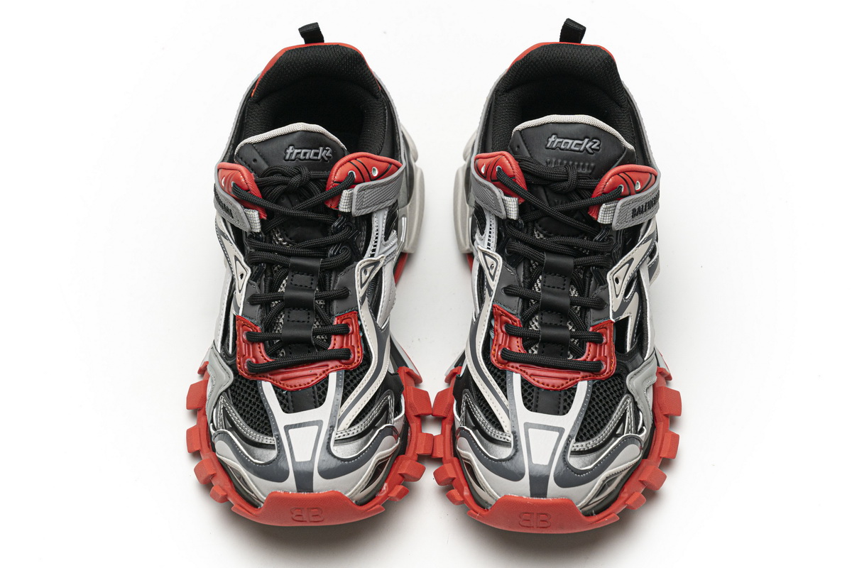 GT Batch Balanciaga Track Black Grey Red - Image 4
